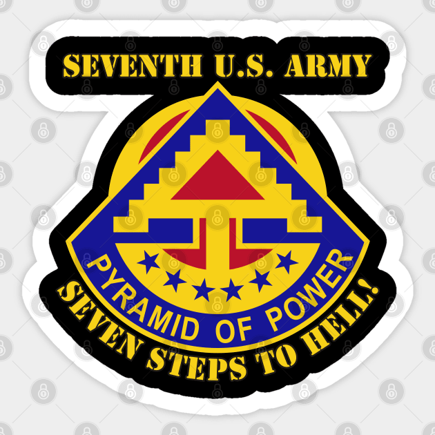 Seventh U.S. Army Sticker by MBK